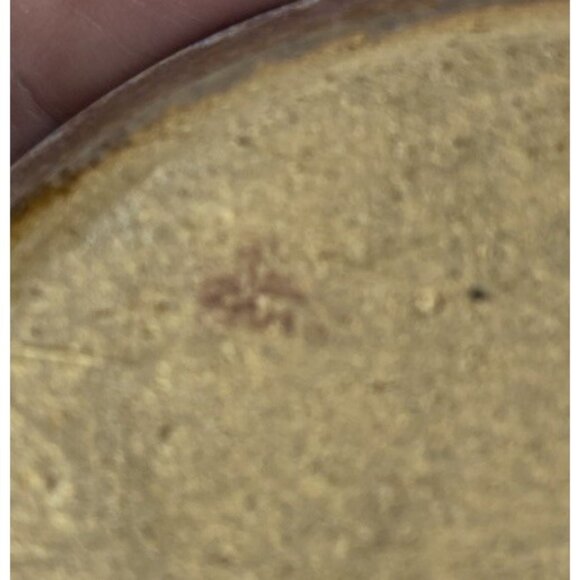 Studio Pottery Round Blue Vase Signed 2.75 in Tall Handmade Artisan Collectible - Picture 8 of 13